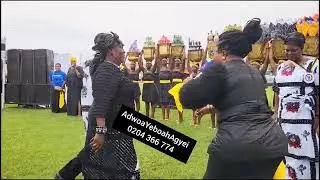Adwoa Y Agyei presents inlaw gifts at an Ashanti funeral