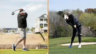 Paige Spiranac and Charlie Rymer Play World Tour Golf Links