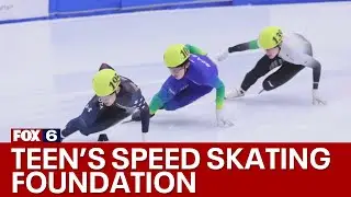 Teen's speed skating foundation finalist in statewide competition | FOX6 News Milwaukee