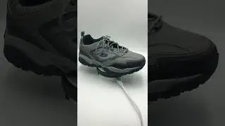 Skechers Mens Gray Sneakers Athletic Shoes Memory Foam Air Cooled Wide Fit #skechers #widefit #shoes