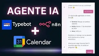 🤖 Este Agente IA atiende tu Negocio 24/7 y Gestiona tus Reservas | Typebot + N8N Tutorial