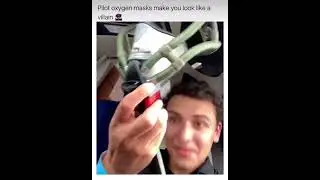 Pilot oxygen mask TikTok funh0us3