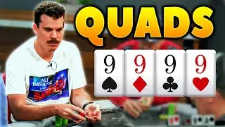 QUADS vs FULL HOUSE 5 Times