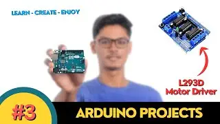 Motor driver shield l293d for Arduino | Arduino Project for beginners | #project #tamil #arduino