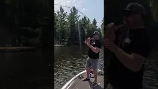 Spinning rod hook set a little to hard 🤷#denalirods #sunline #fish #waterlandsunglasses #rynopower