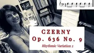Czerny Op. 636 No. 9 &ndash; Rhythmic Variation 2 | 3-3-2 pattern Left-Hand (Tresillo)