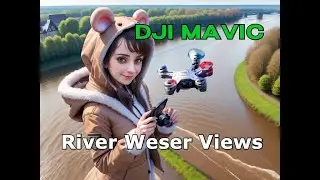 Exploring River Weser in Hameln with DJI Mavic