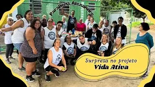Surpresa no Projeto Vida Ativa - Parab&eacute;ns Alexandre !#viral #gin&aacute;stica #melhoridade #vidaativa 