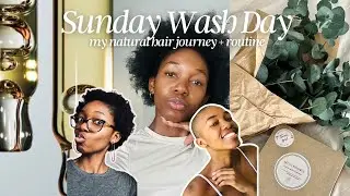hairvlog ✨| Sunday Washday!! my hair growth journey + debunking myths