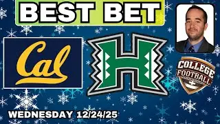 Hawaii Bowl: Cal vs Hawaii 12/24/25 College Football Pick & Prediction | Robert Ferringo Betting Tip