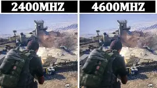 Ryzen 2700X | 4600Mhz vs 2400Mhz | Tested 13 Games |