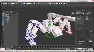 FK/IK Robot Rig in 3DS Max - Weynants Wouter