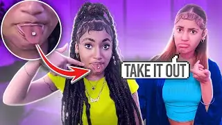 I PIERCED MY TONGUE (PRANK)👅😂 *must watch*