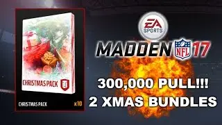 300,000 COIN PULL!!! 2x CHRISTMAS BUNDLE | MUT 17