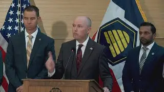 WATCH: Utah Governor gets emotional talking about Charlie Kirk's killing after suspect captured