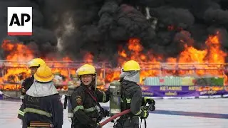 Myanmar burns confiscated drugs worth around 300 million US dollars