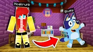 Me Convertí en BLUEY en Minecraft!