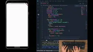 ASMR Programming - coding Calculator with flutter - No Talking