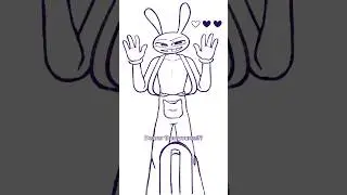 Pomni my queen please come out of your shell in episode 6 ily 🙏🙏 #tadc #funnybunny #jax #pomni