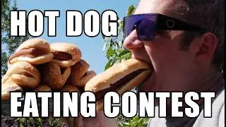 HOT DOG EATING CONTEST - Can I Survive?!
