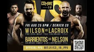 Colorado Combat Club 19 / Regan Upshaw Vs Ben Marquis