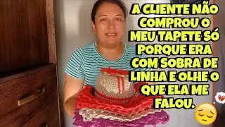A CLIENTE RELAXOU MEU TRABALHO SÓ PORQUE ERA TAPETE COM SOBRAS DE LINHAS 😔