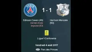 Football Manager 2018 PSG - Amiens SC Ligue 1 conforama match 1