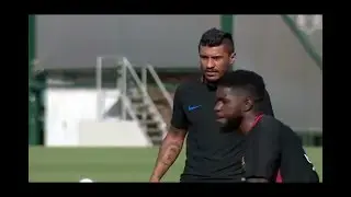 PAULINHO First Training session for BARCELONA
