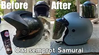 REPAINT!! HELM HONDA TRX 3 jadi ala HELM BOGO||#Repaint #Modifikasi