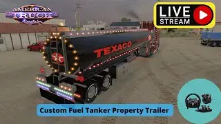 Custom Fuel Tanker Property Trailer + Real Emergency American Truck Simulator  1.49