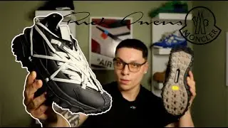 NEW COLLAB! Rick Owens x Moncler Trailgrip Megalace Sneakers (Review) + ON FOOT
