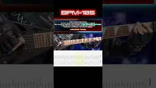 Metallica - St. Anger #1 (Original Key)【Guitar TAB | BPM 185】
