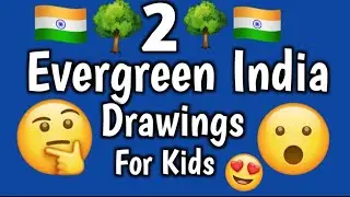 2 evergreen india drawing for kids/india 2030 drawing/evergreen india 2030 drawing