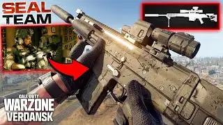 Navy SEAL Team Loadout - Ray SCAR-H & Barrett MRAD in Warzone Solos Verdansk Win Gameplay