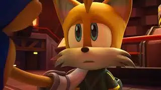 Sonic Prime: Sonic hugs Nine and gifts him a friendship moment