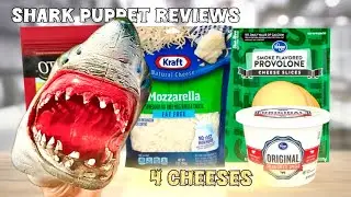 SHARK PUPPET REVIEWS CHEESES!