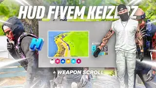 SHARE‼️HUD FIVEM STYLE KEIZERZ + WEAPON SCROLL GTA V  😋 || EDISI SPECIAL 13K SUBS - SUPPORT SAMP