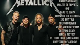 Best Metallica Guitar Riffs | Slow Rock Live Concert Experience & Emo Rock Playlist Nonstop