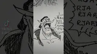 Bye bye Shanks mewing meme #humor #meme #mewing #byebye #shanks #onepiece #drawing