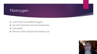Reagent Preparation for Stago