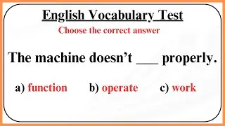 Vocabulary Quiz: Test Your Word Power & Improve Your Diction!