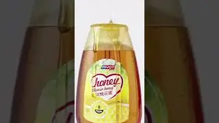 plastic squeeze honey syrup bottle