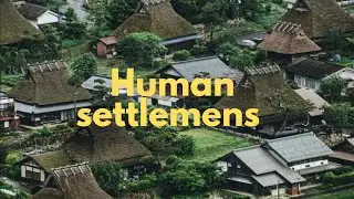 Human settlements|types of settlements#generalknowledge #geography #cbse