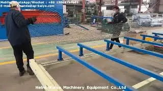 Semi-automatic mesh panel welding machine with mesh bending machine/3D fence welding machine