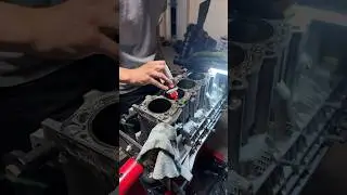 Honing Engine cylinders  #automobile #m54 #diy #budgetbuild