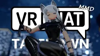 VRChat - TAKEDOWN | MMD | Latex | Kemono friends Gray Wolf | 4K
