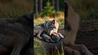 A Mother's Watchful Eye: Playtime in the Den