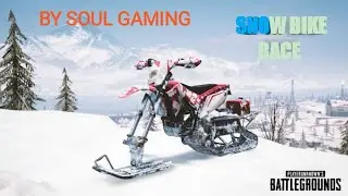 Snow bike race in #pubg mobile