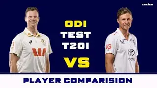 Steve Smith vs Joe Root | Batting Comparison | Odi, Test, T20i Cricket Match | Career Stats