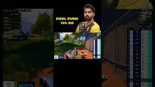 GodLPunk 1v4 OG 🔥 #punk #bgmi #og #godlike #soul #jonathangaming  #admino #spower